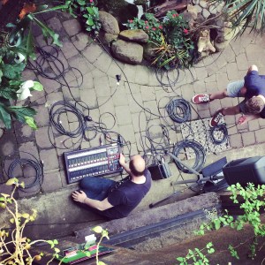 Marty Roberts setting up for flutter